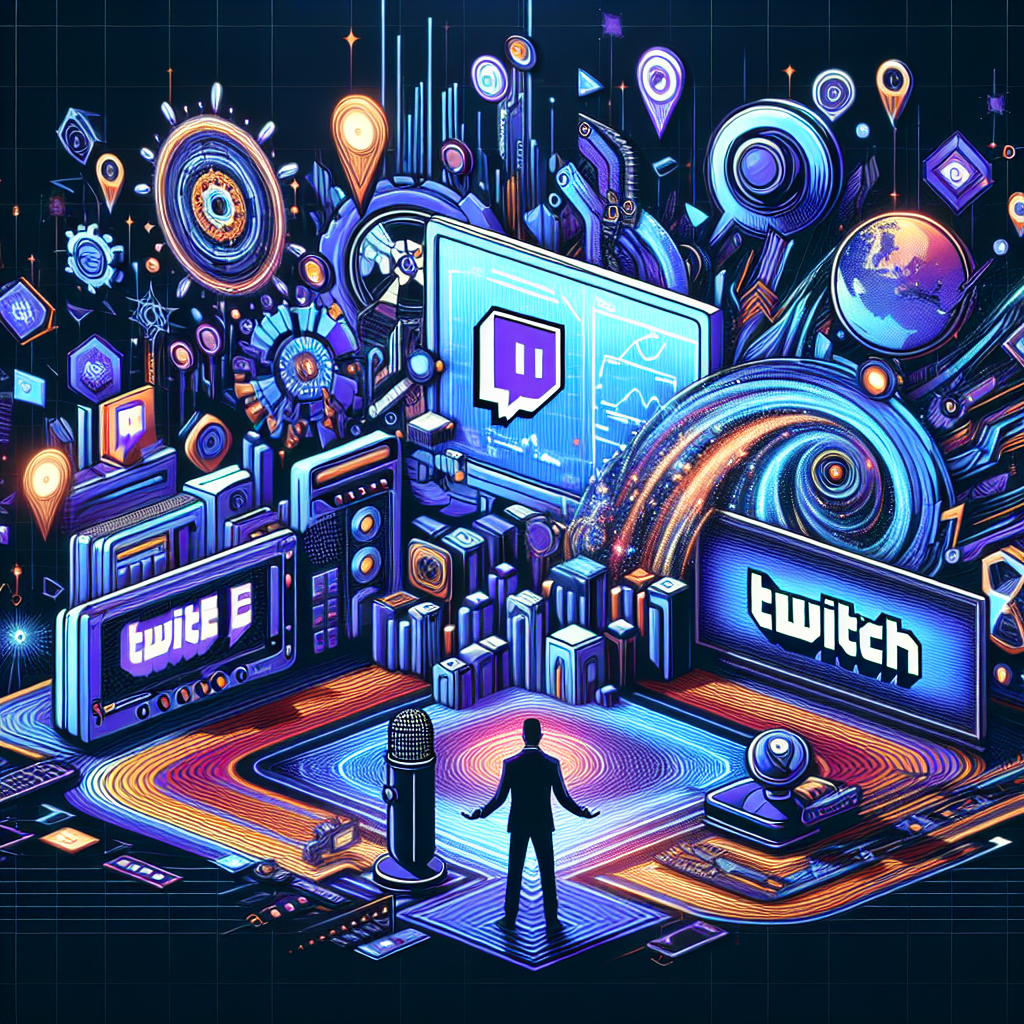 "Ejemplo de superposición dinámica en Twitch con diseño atractivo y elementos interactivos, ilustrando la guía completa sobre cómo crear y personalizar superposiciones para streamers."